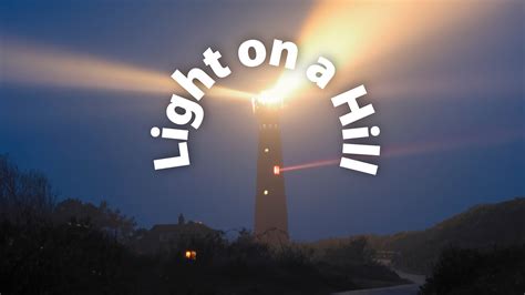 Signal light on a hill .